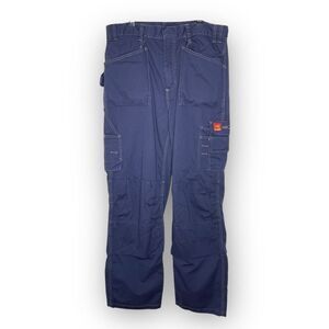 Blaklader Workwear FR Work Pant Dark Blue Cargo Pockets Men’s Size 36x32